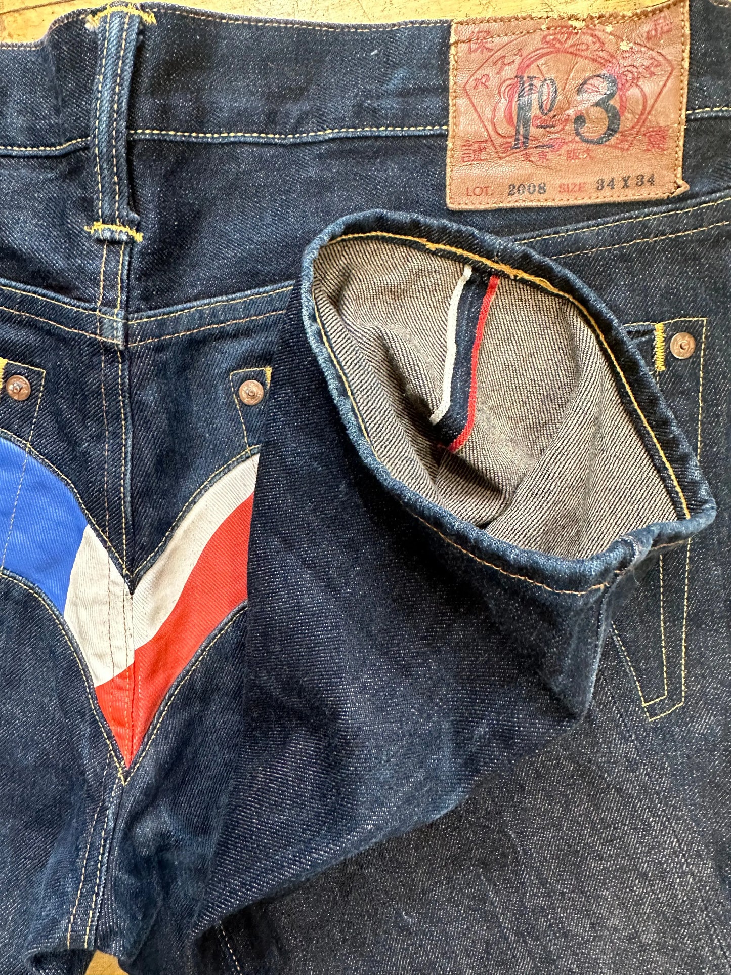 JEANS EVISU DAICOCK - W34 X L32 - BELYBENT