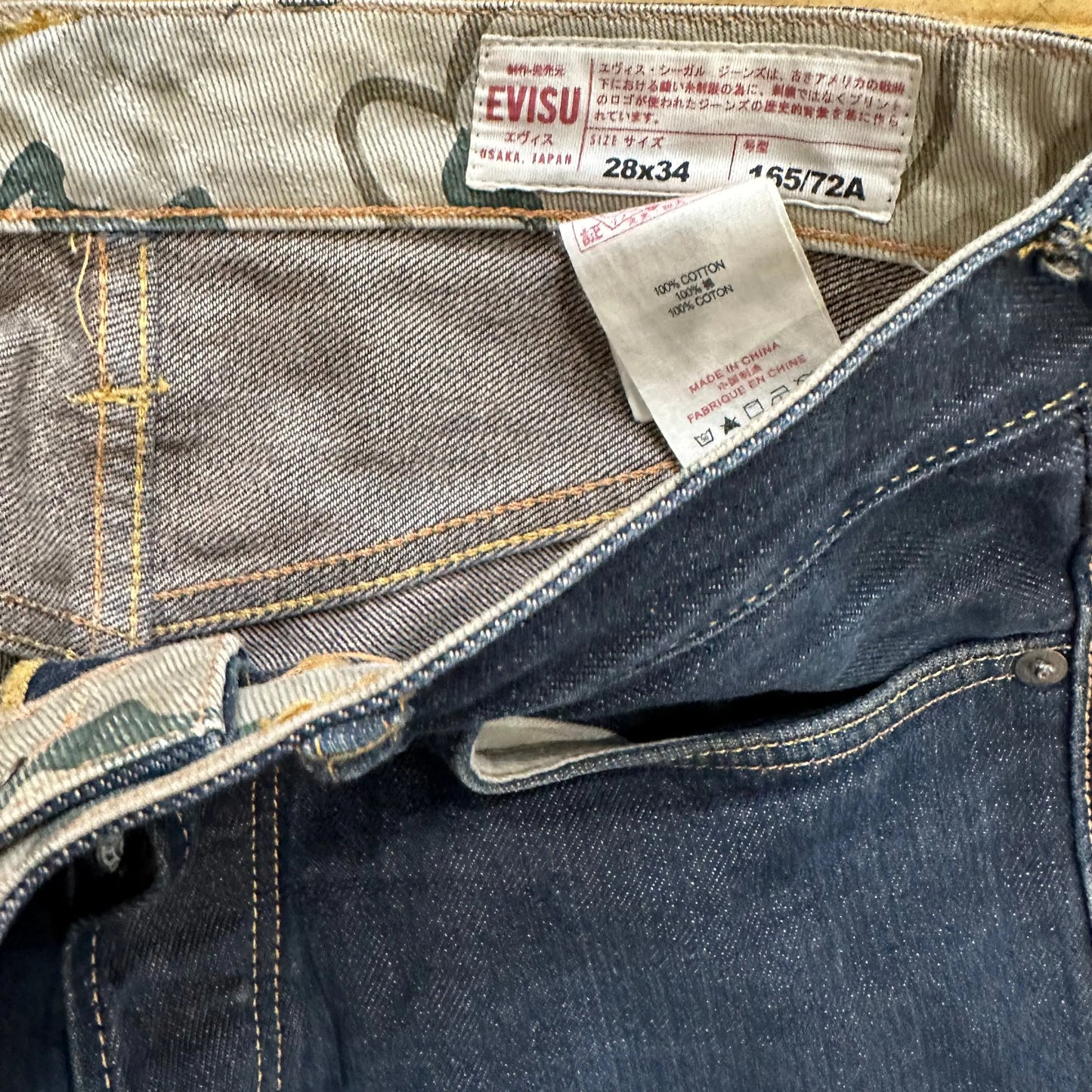 JEANS EVISU DAICOCK - W28 X L30 - BELYBENT