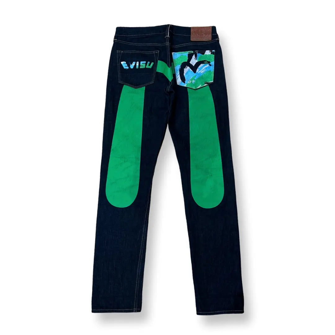 JEAN EVISU DAICOCK - W30 X L30 - BELYBENT