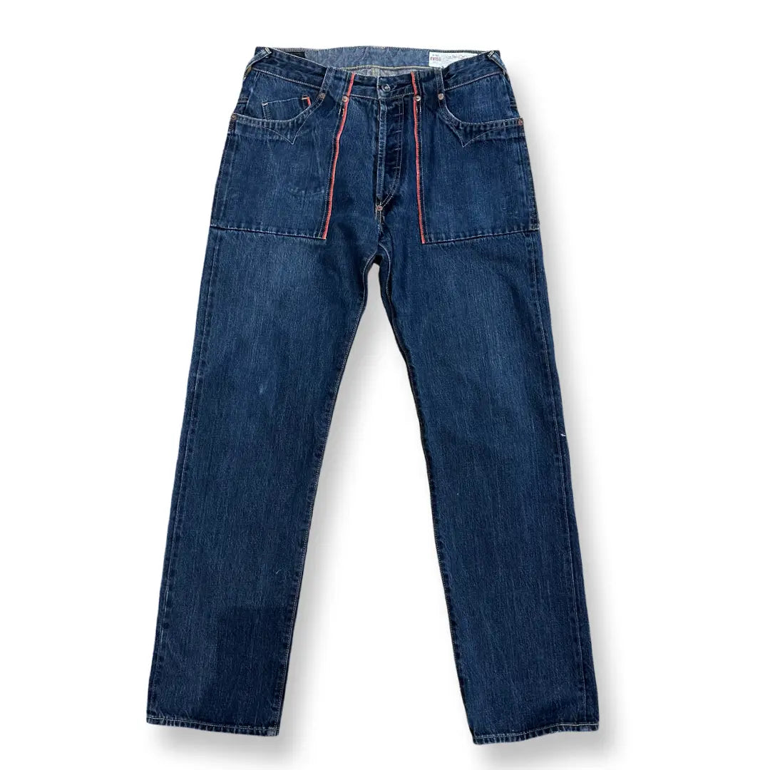 JEAN EVISU DAICOCK - W32 X L30 - BELYBENT