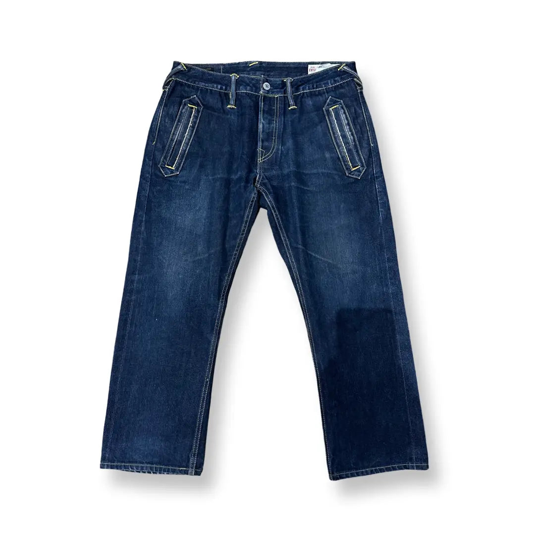 JEAN EVISU DAICOCK - W32 X L28 - BELYBENT