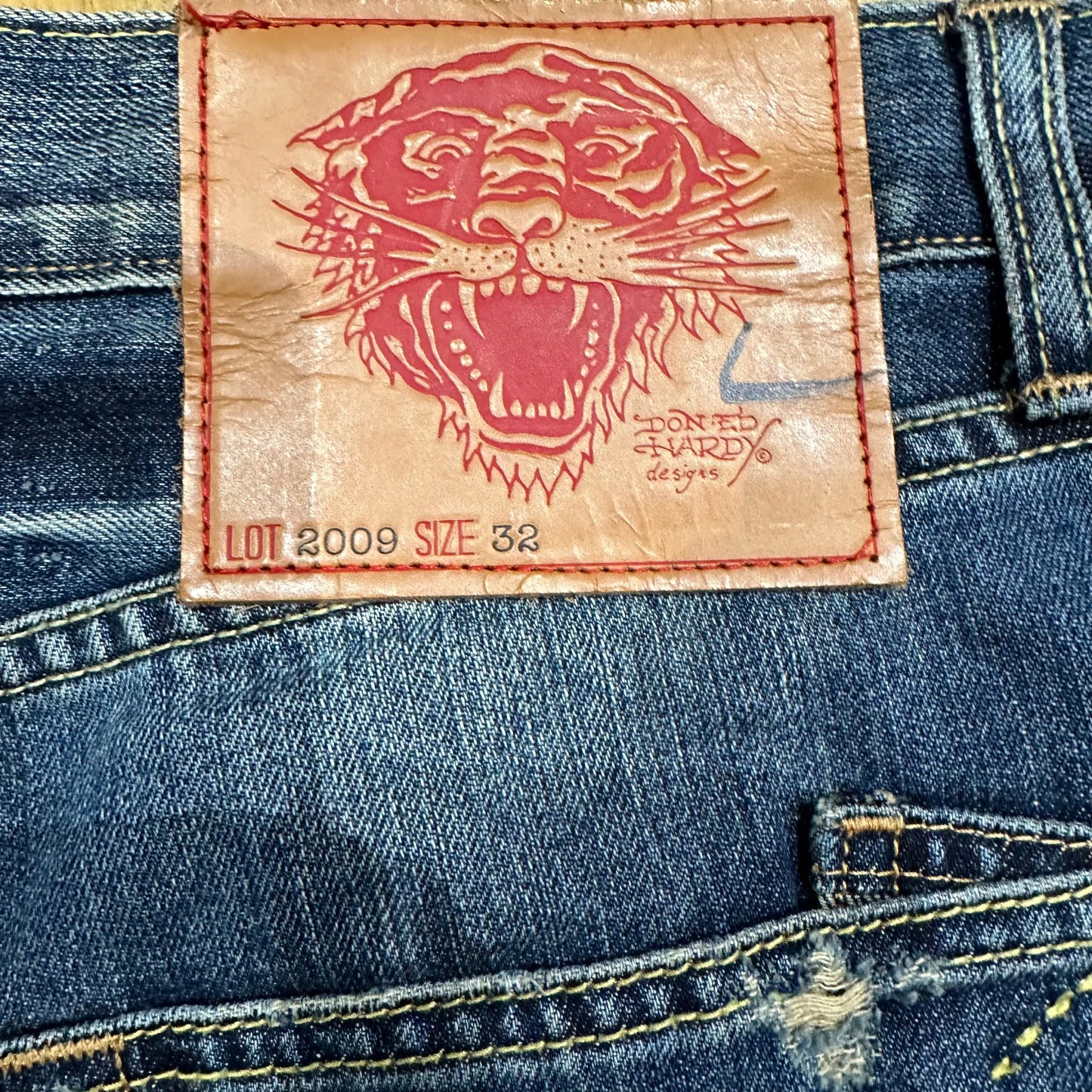 JEAN BAGGY ED HARDY - W30 X L30 ED HARDY