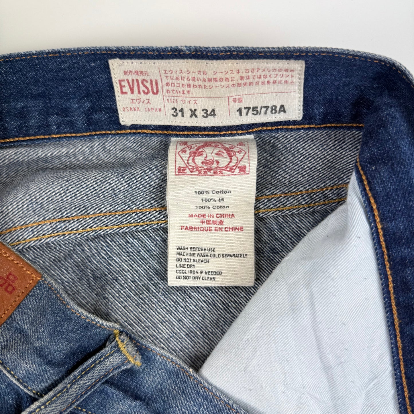 JEAN EVISU DAICOCK - W31XL34 EVISU