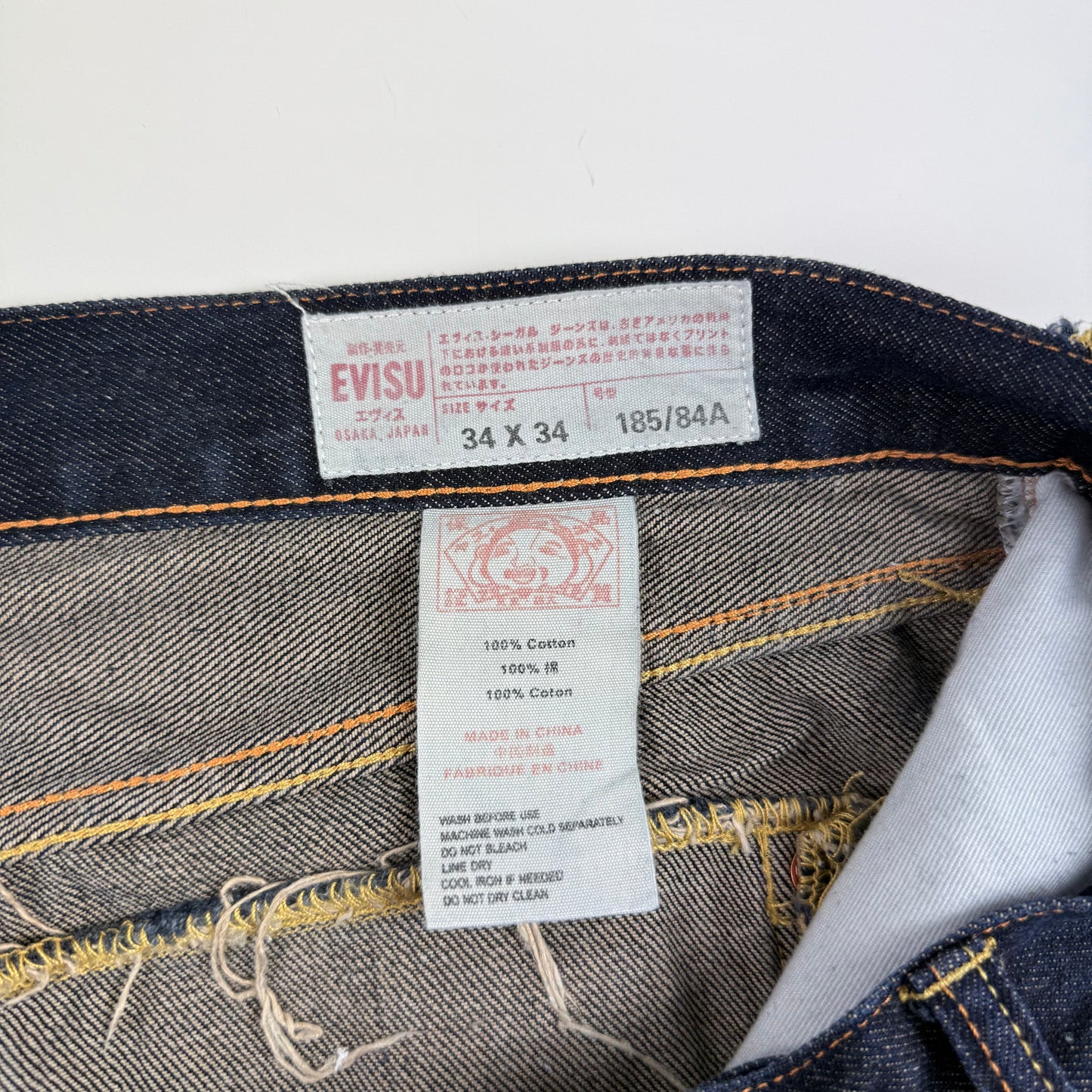 JEAN EVISU DAICOCK - W34XL32 EVISU