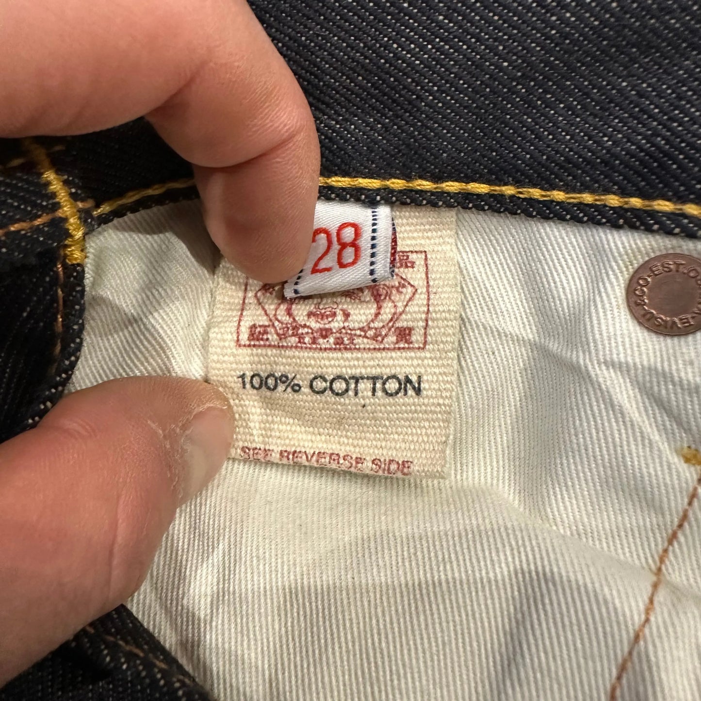 JEAN EVISU DAICOCK - W28 X L34 EVISU