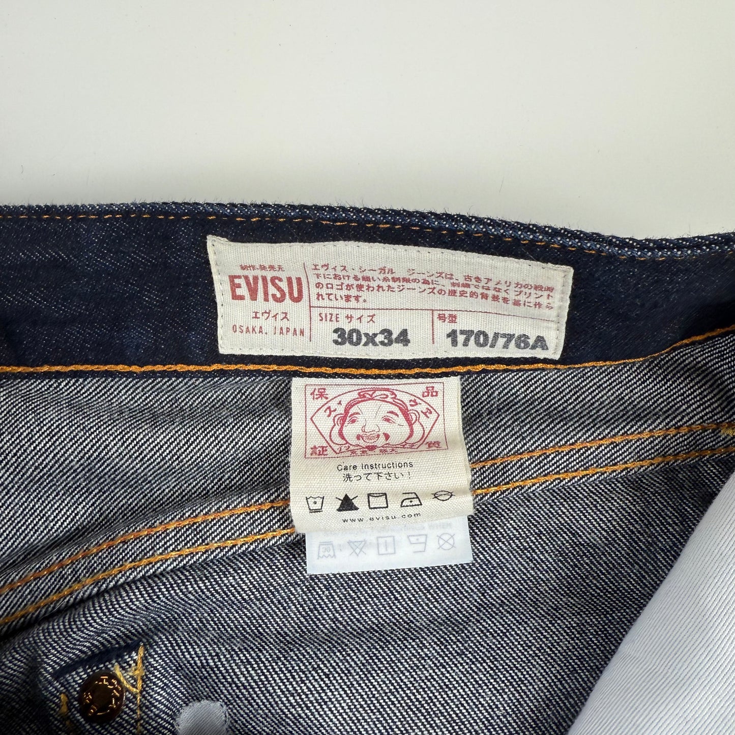 JEAN EVISU DAICOCK - W30XL34 EVISU