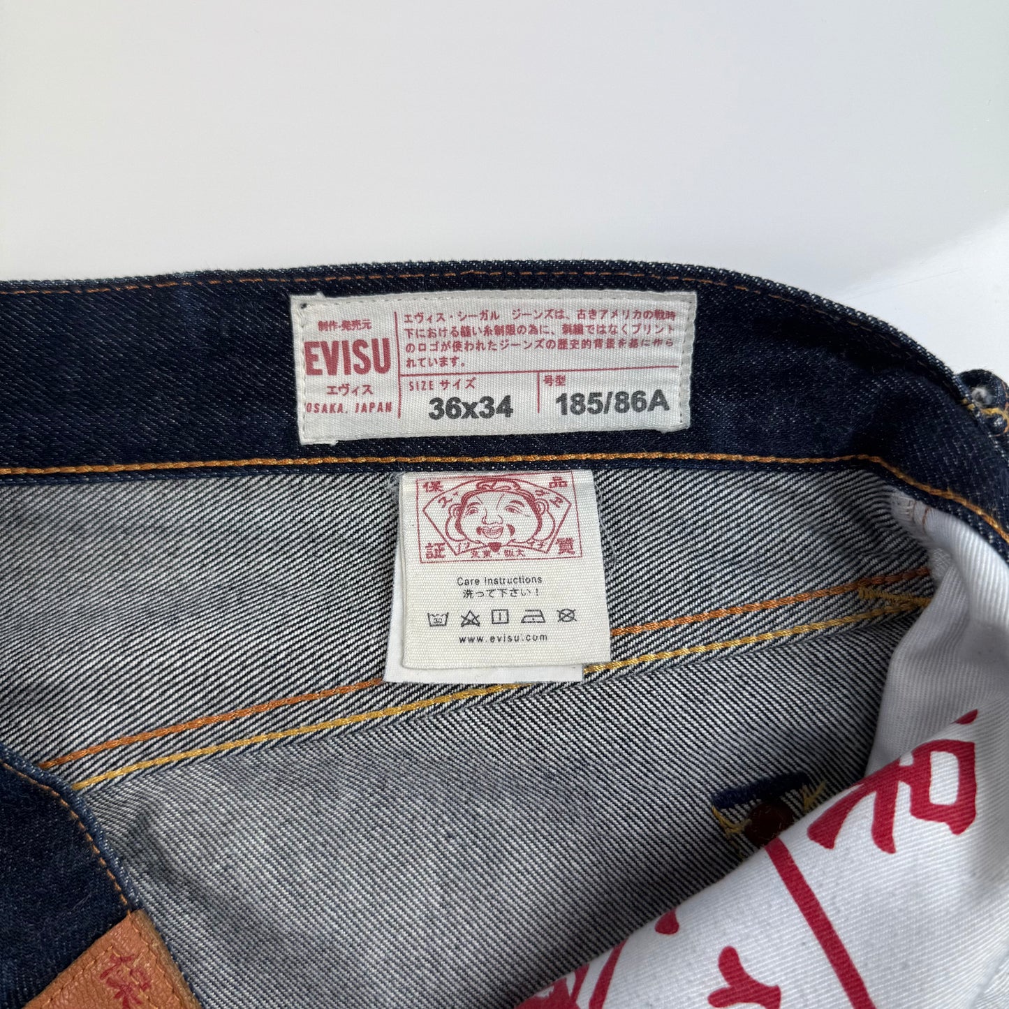 JEAN EVISU DAICOCK - W36XL34 EVISU