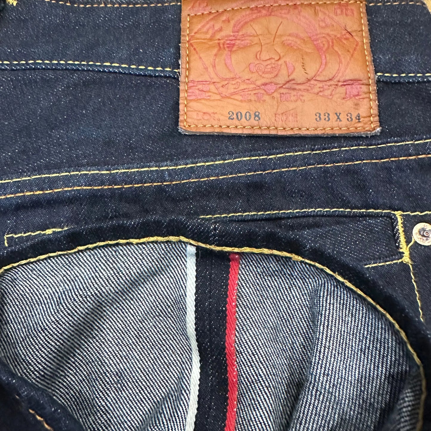 JEAN EVISU DAICOCK - W33 X L32 EVISU