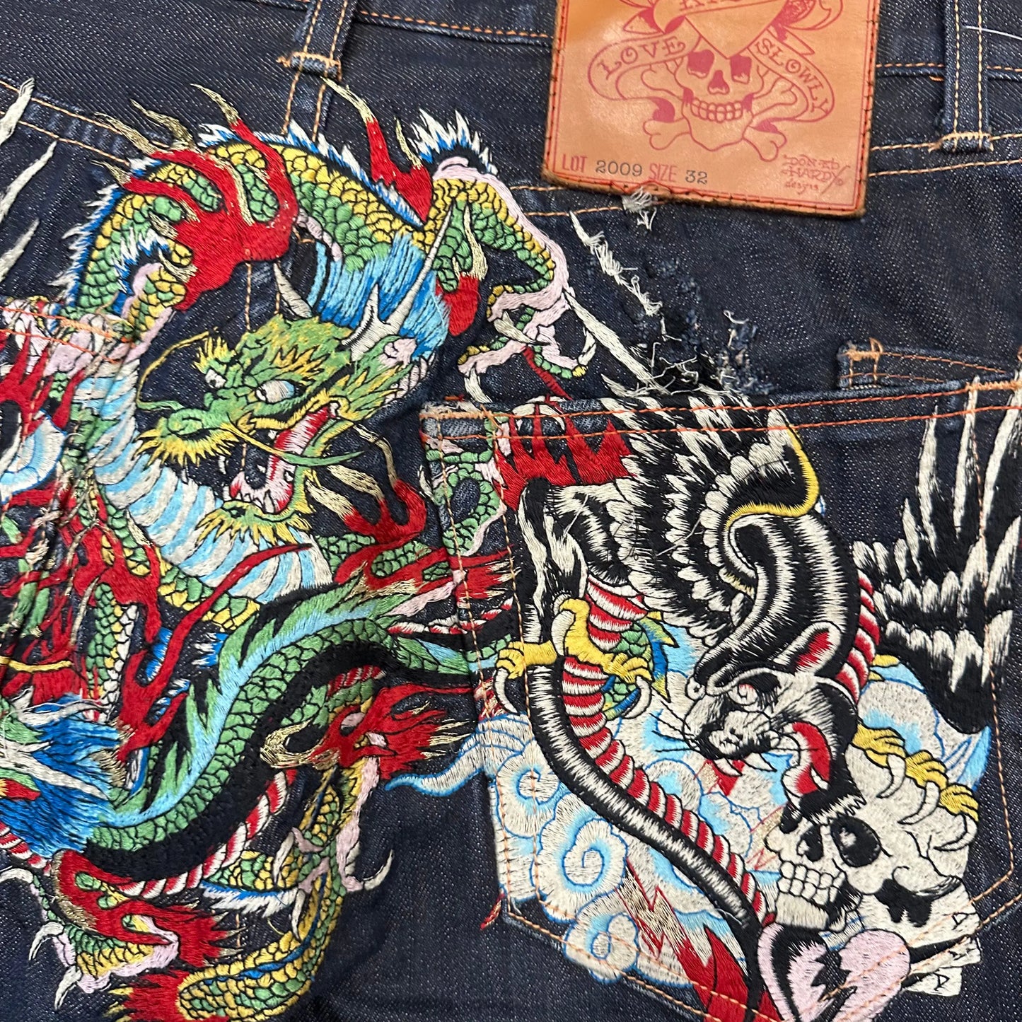 JEAN ED HARDY - W32 X L29 ED HARDY