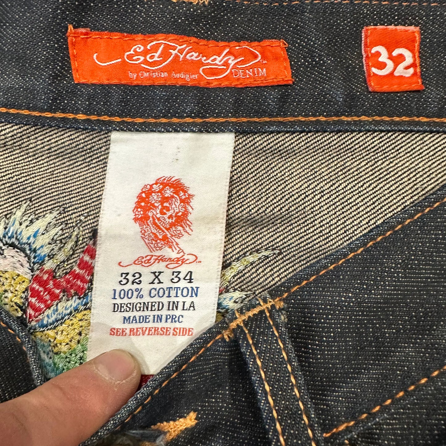 JEAN ED HARDY - W32 X L29 ED HARDY