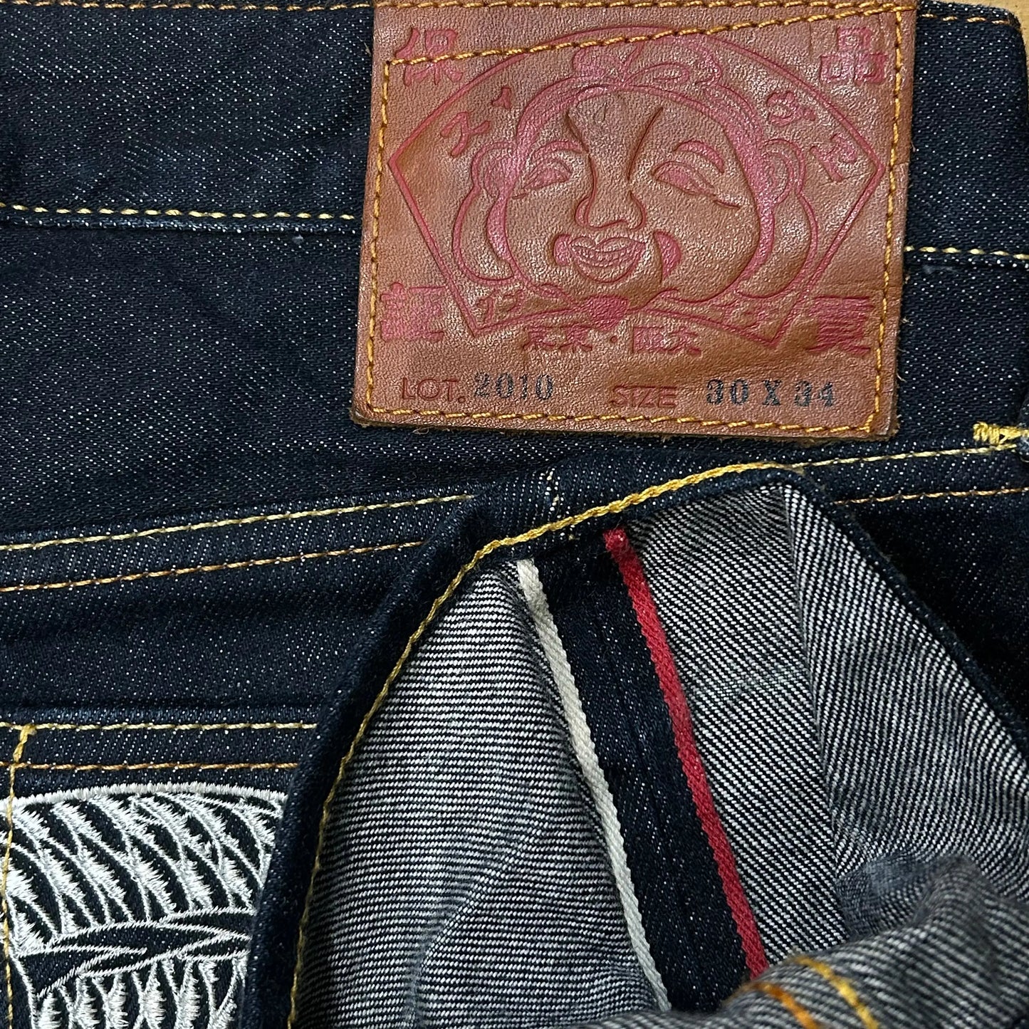 JEAN EVISU DAICOCK - W30 X L30 - BELYBENT