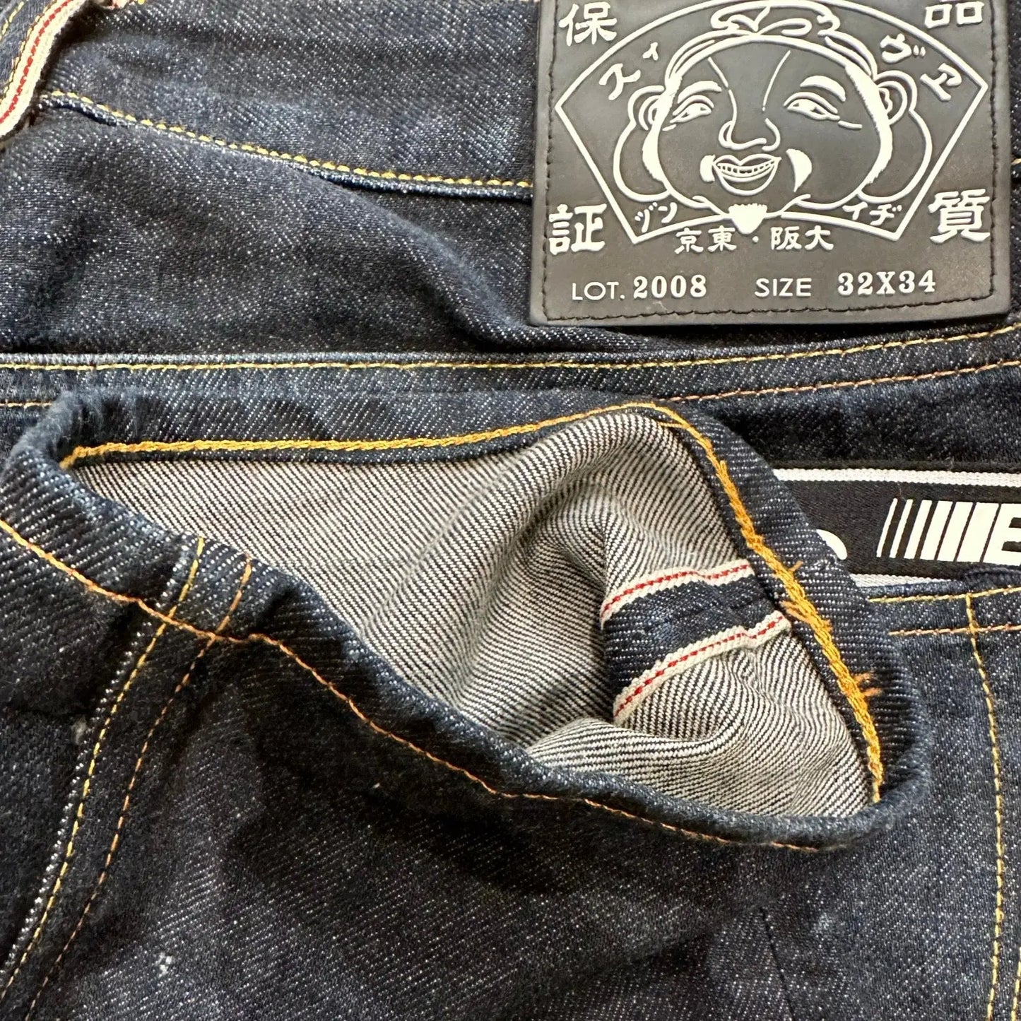 JEAN EVISU DAICOCK - W32XL30 - BELYBENT