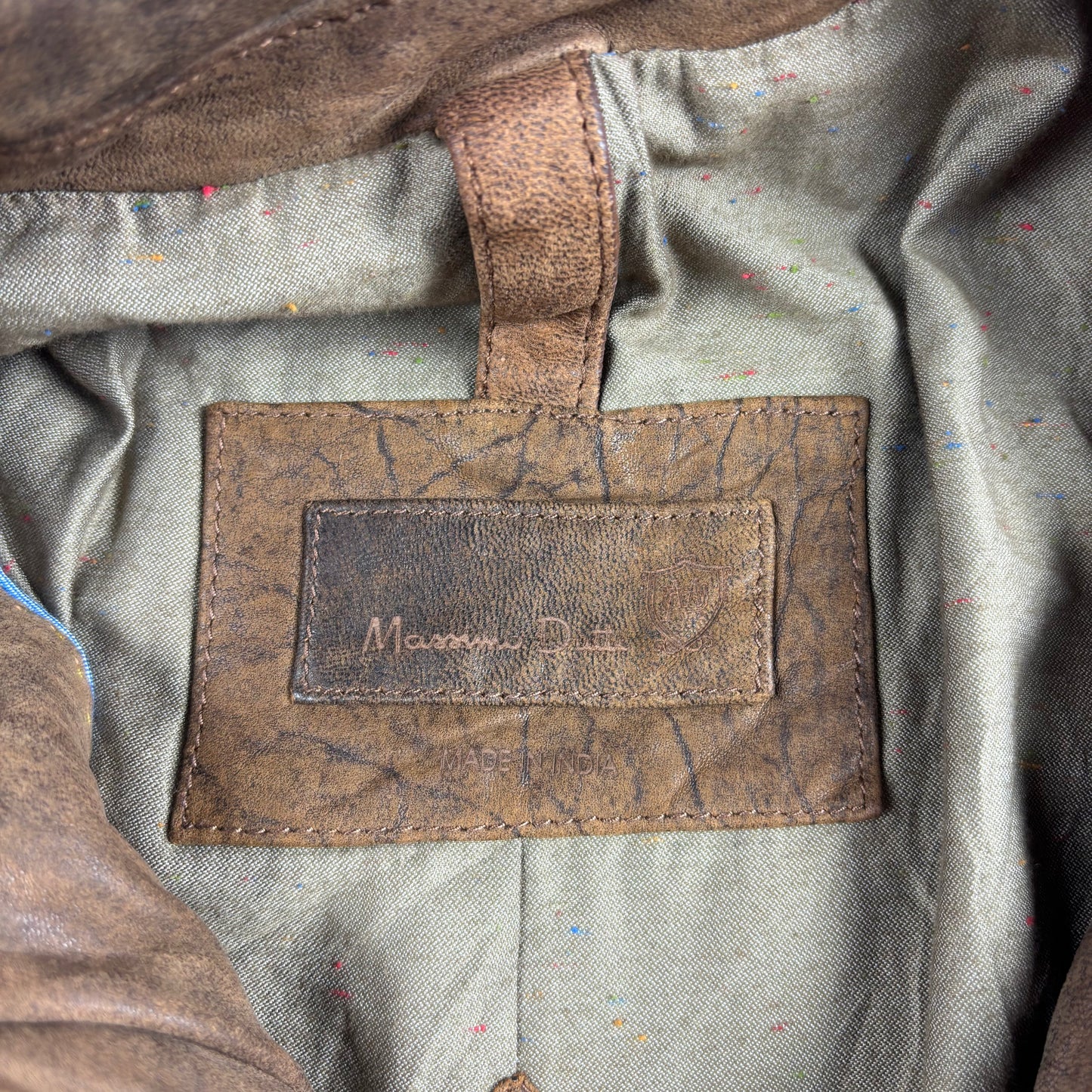 VESTE EN CUIR MASSIMO DUTI - M BELYBENT