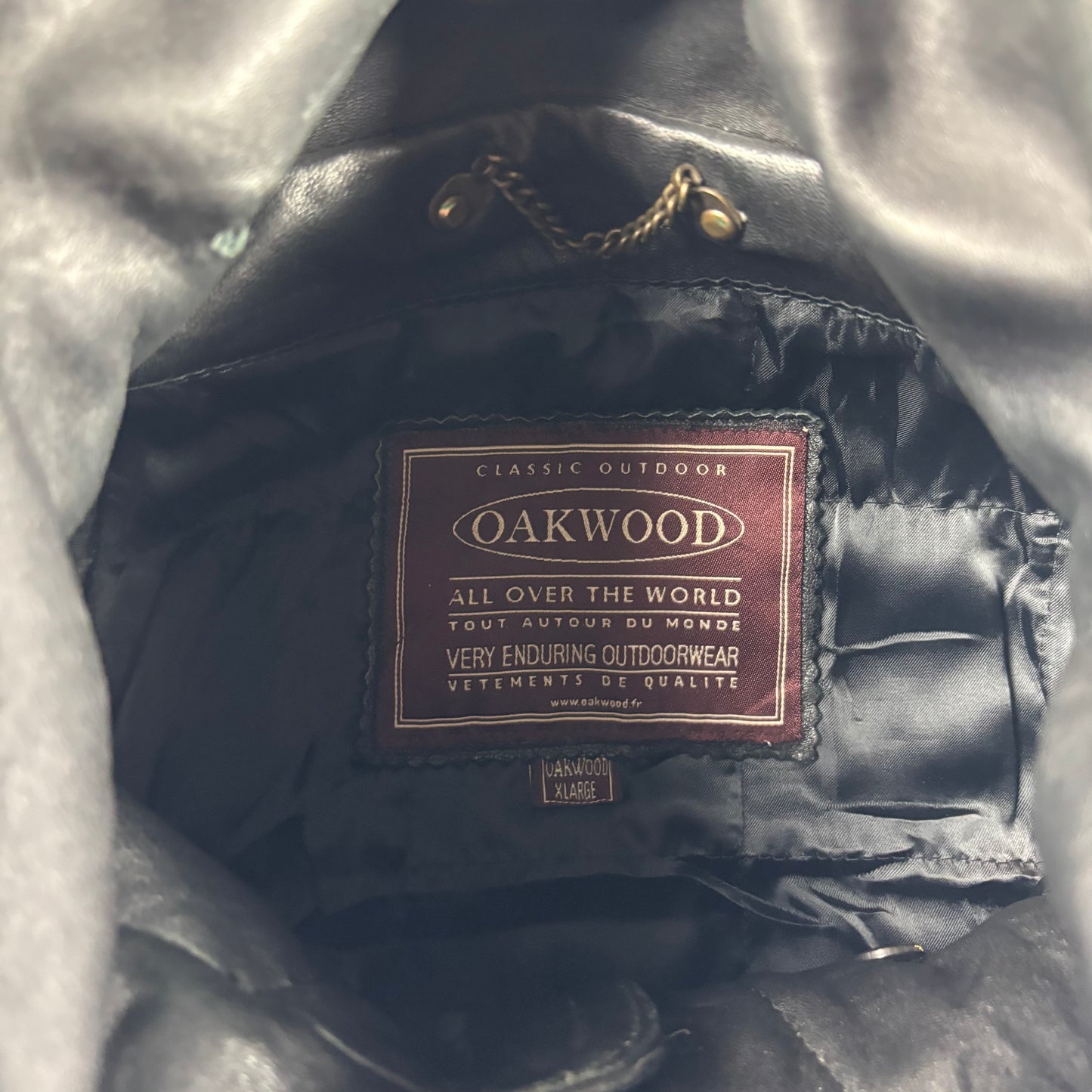 VESTE EN CUIR - M BELYBENT