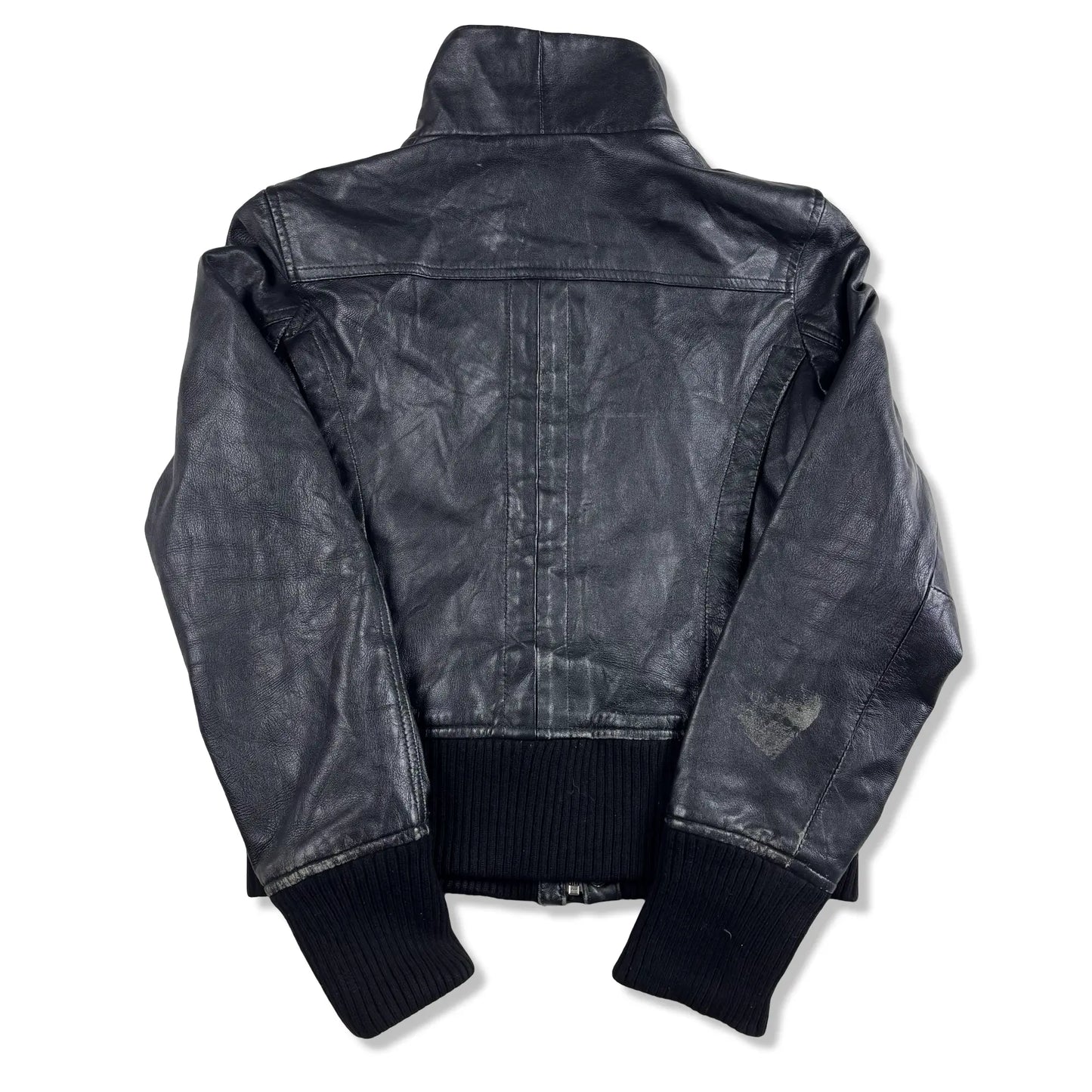 VESTE EN CUIR - S BELYBENT
