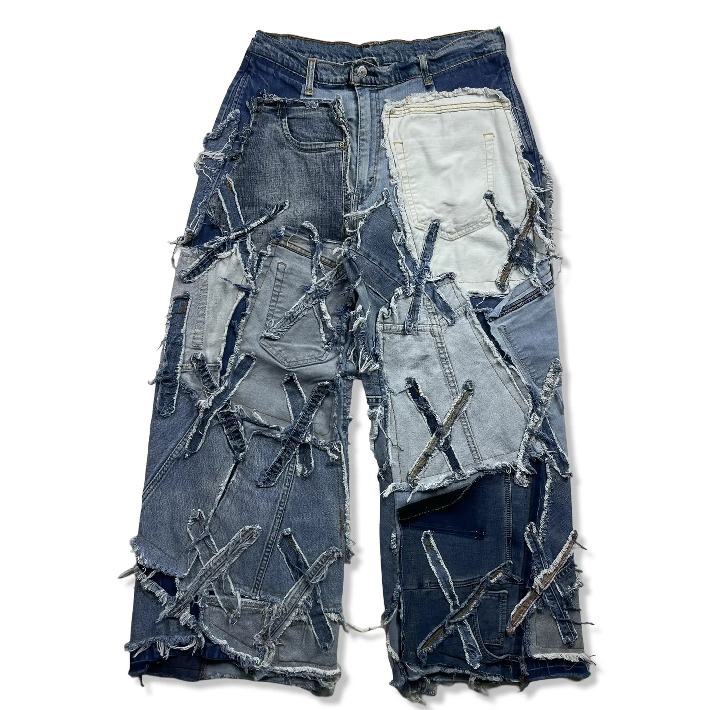 BAGGY PATCHWORK - W32 BELYBENT
