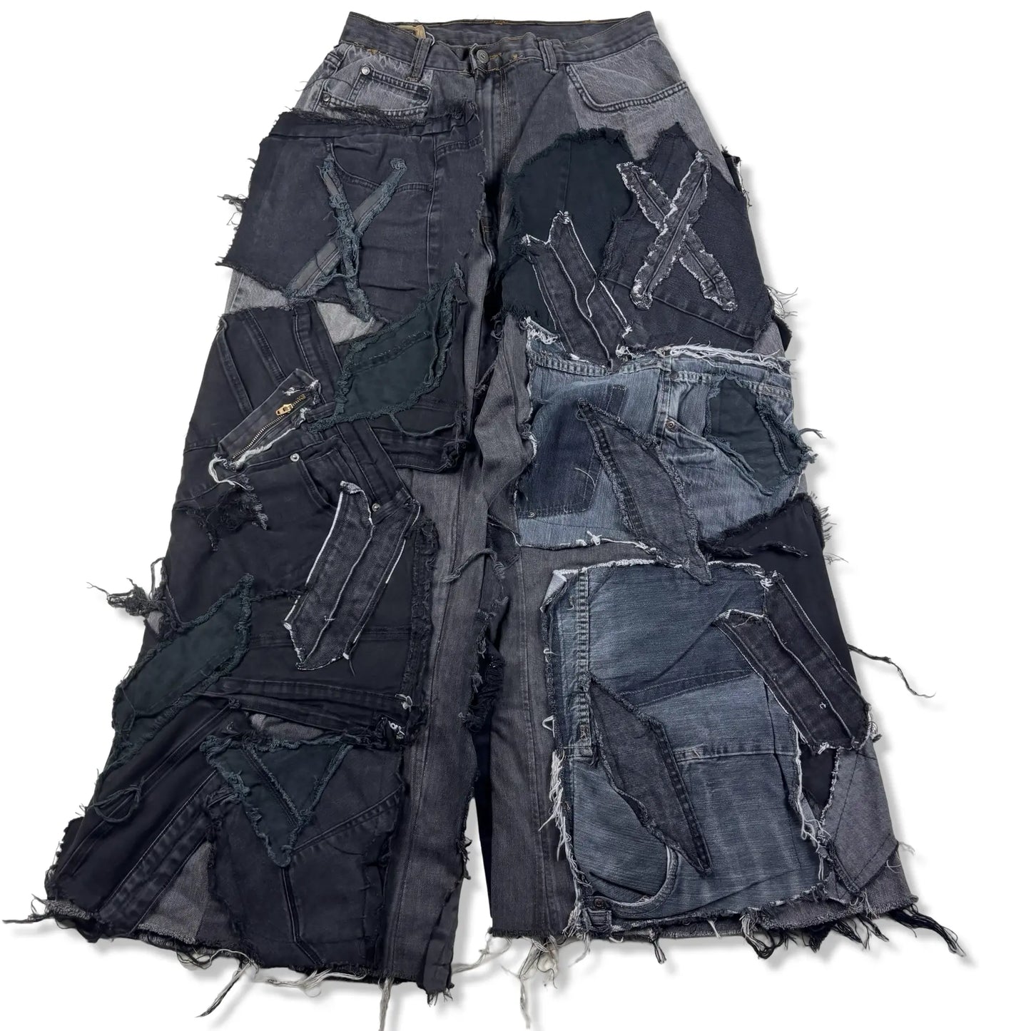 BAGGY PATCHWORK - W32 BELYBENT
