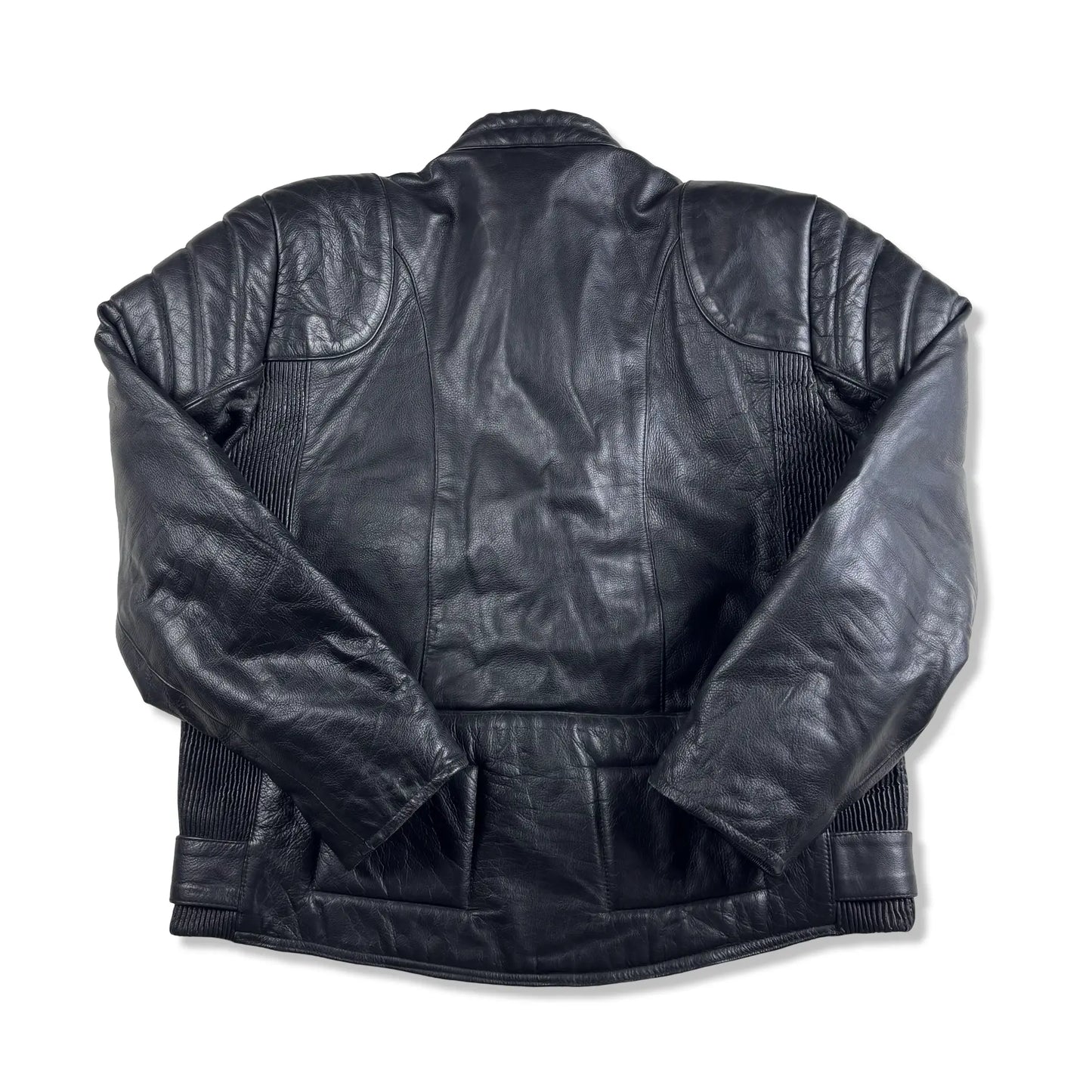 VESTE EN CUIR MOTARD - M BELYBENT