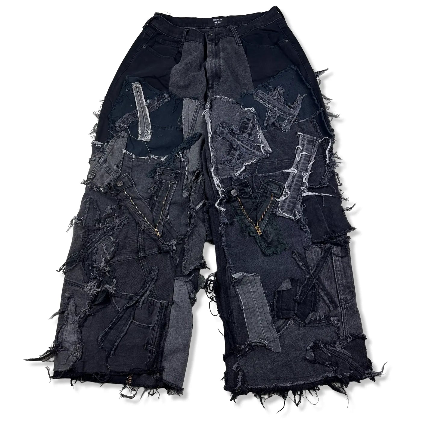 BAGGY PATCHWORK - W32 BELYBENT