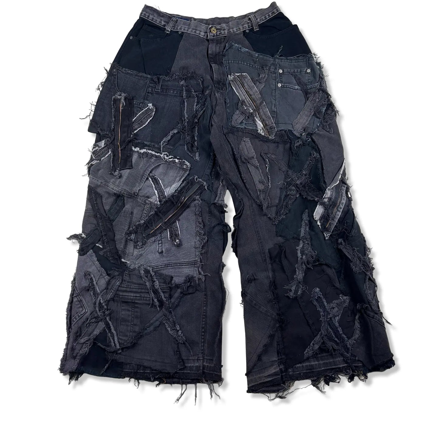 BAGGY PATCHWORK - W32 BELYBENT