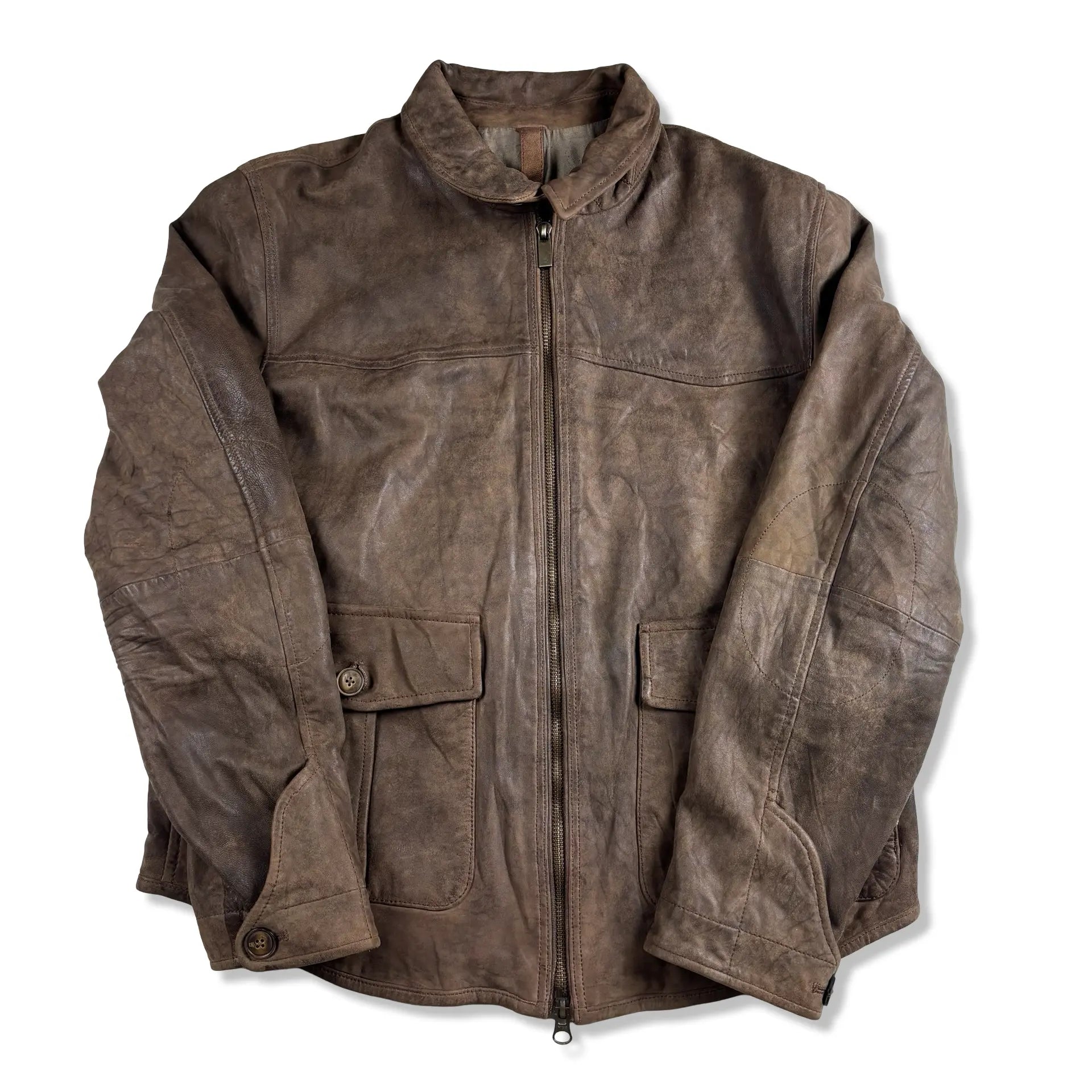 VESTE EN CUIR MASSIMO DUTI - M BELYBENT