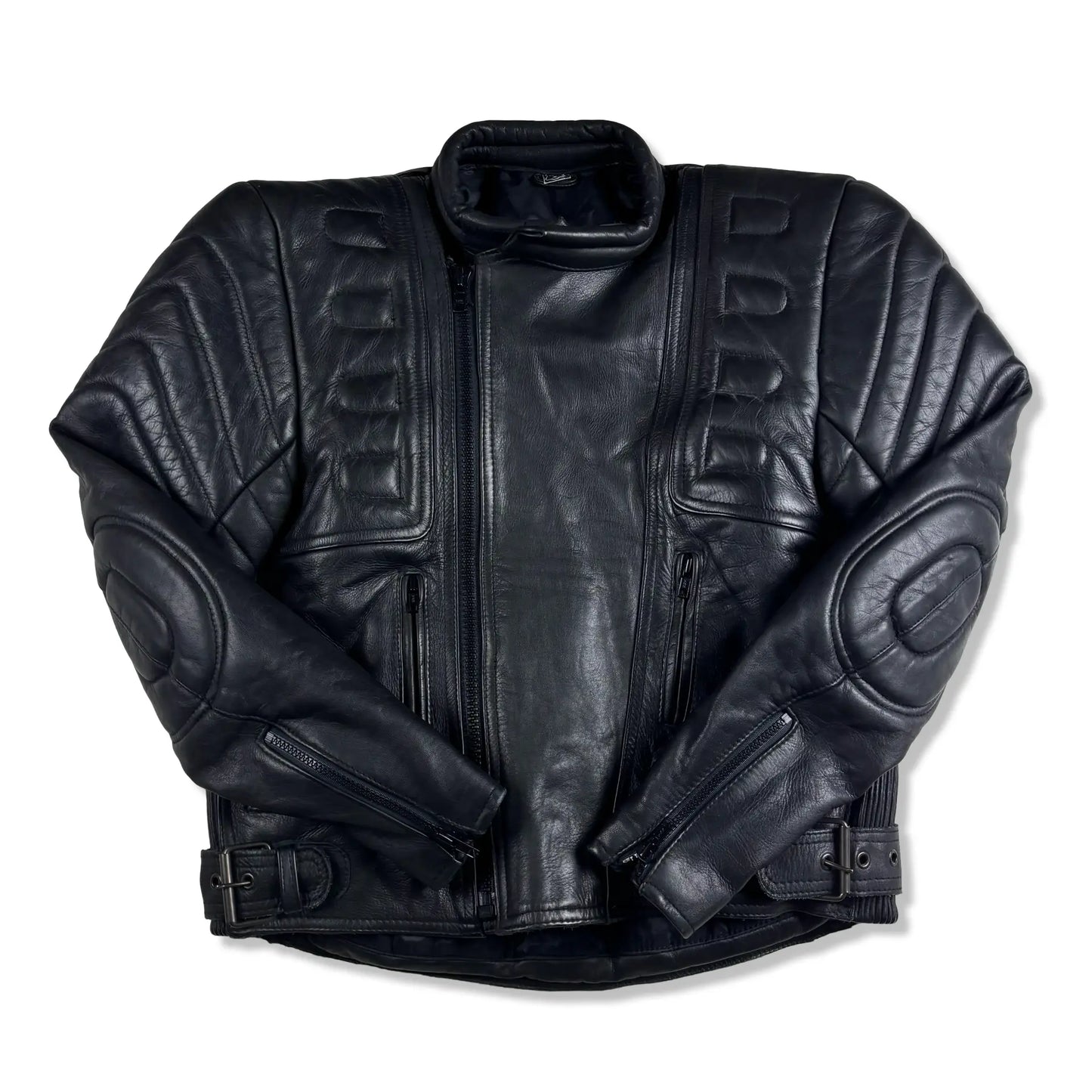 VESTE EN CUIR MOTARD - XL BELYBENT