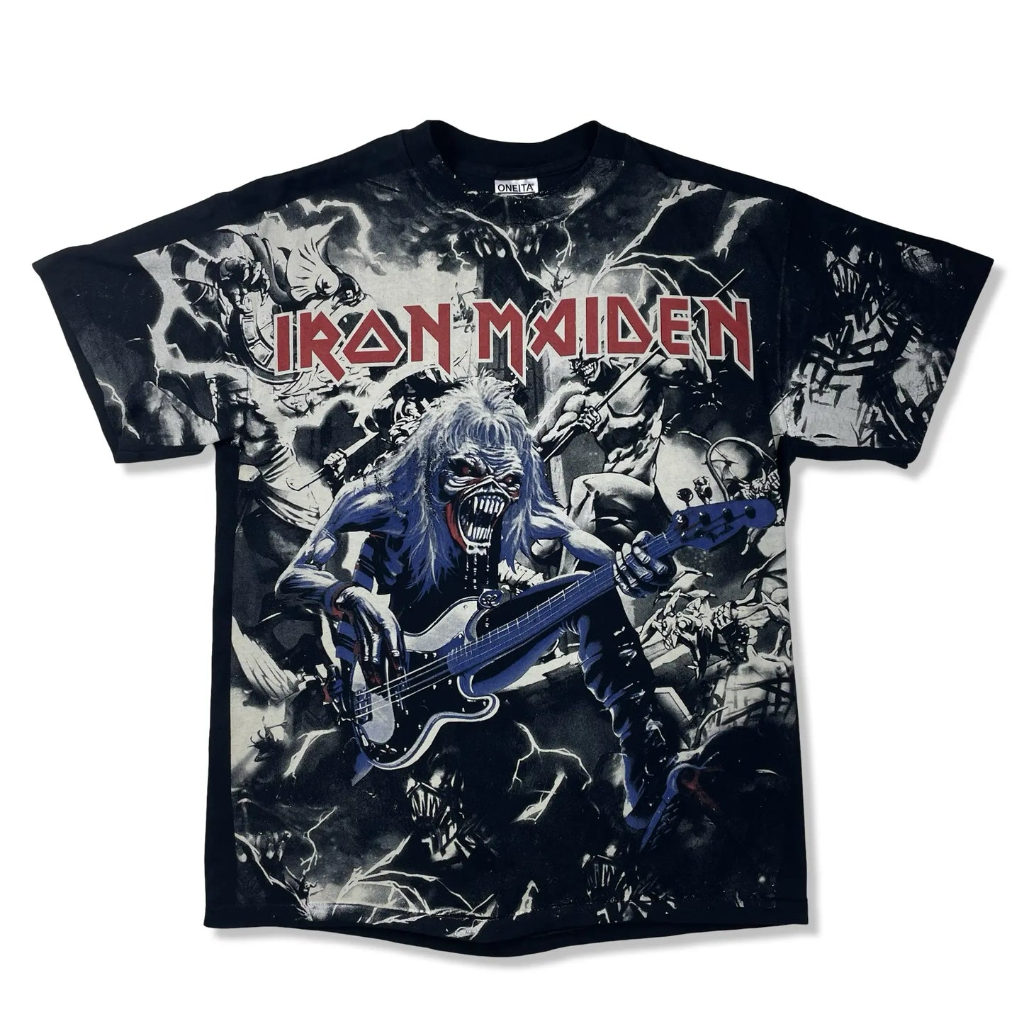 PRINTED T-SHIRT IRON MAIDEN - L BELYBENT