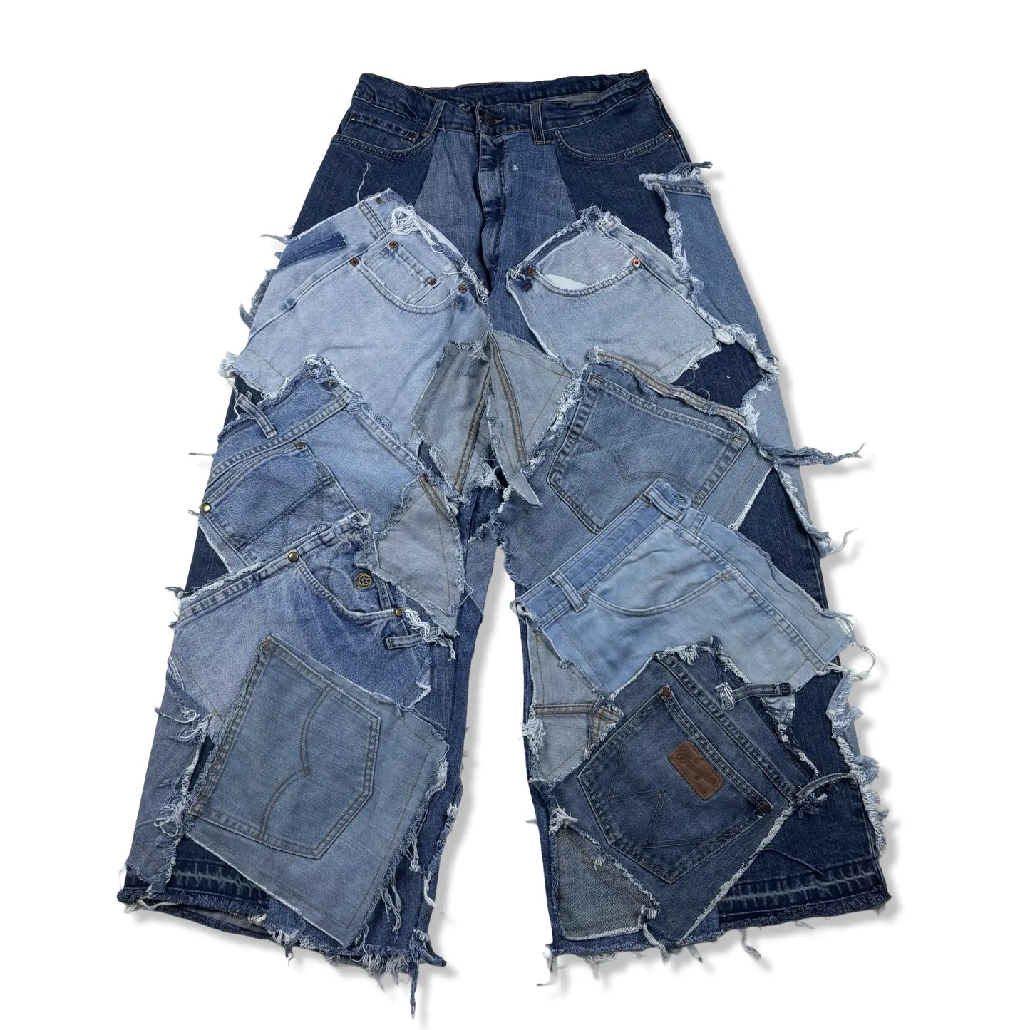 BAGGY PATCHWORK - W32 BELYBENT
