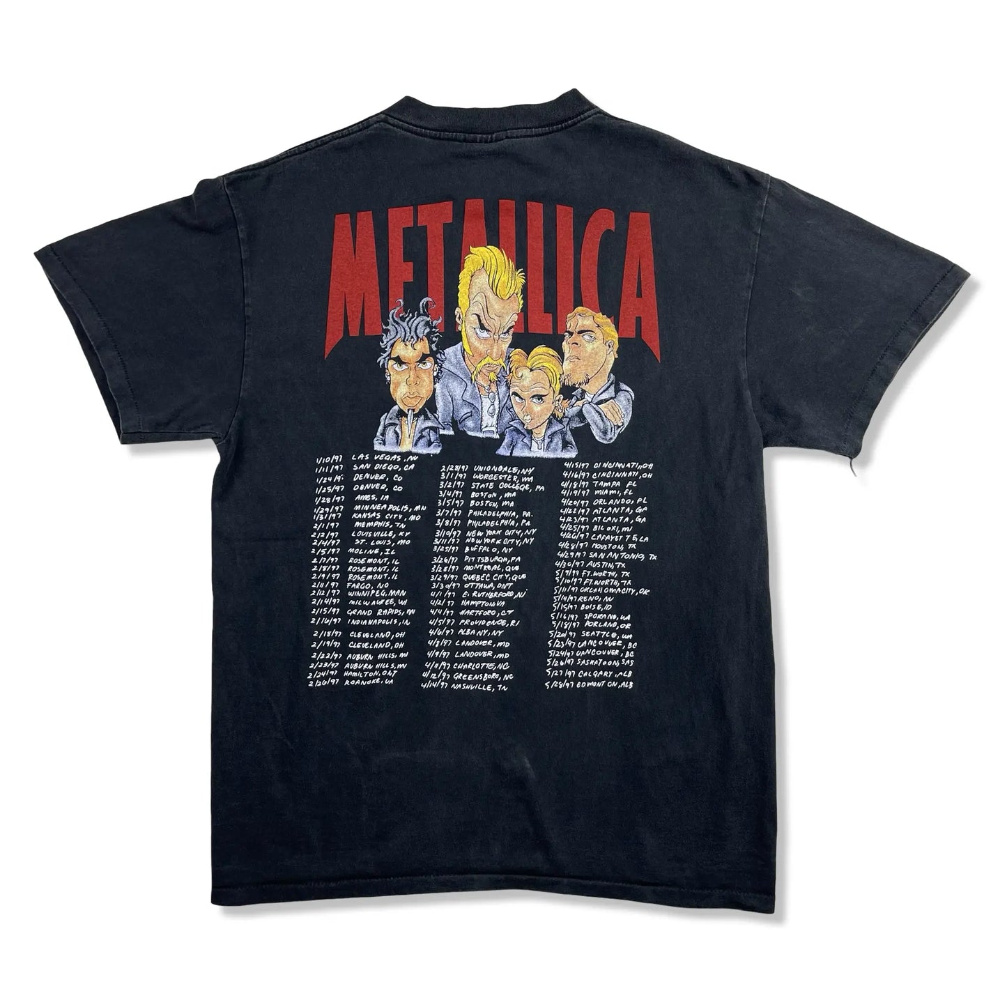 PRINTED T-SHIRT METALICA - L BELYBENT