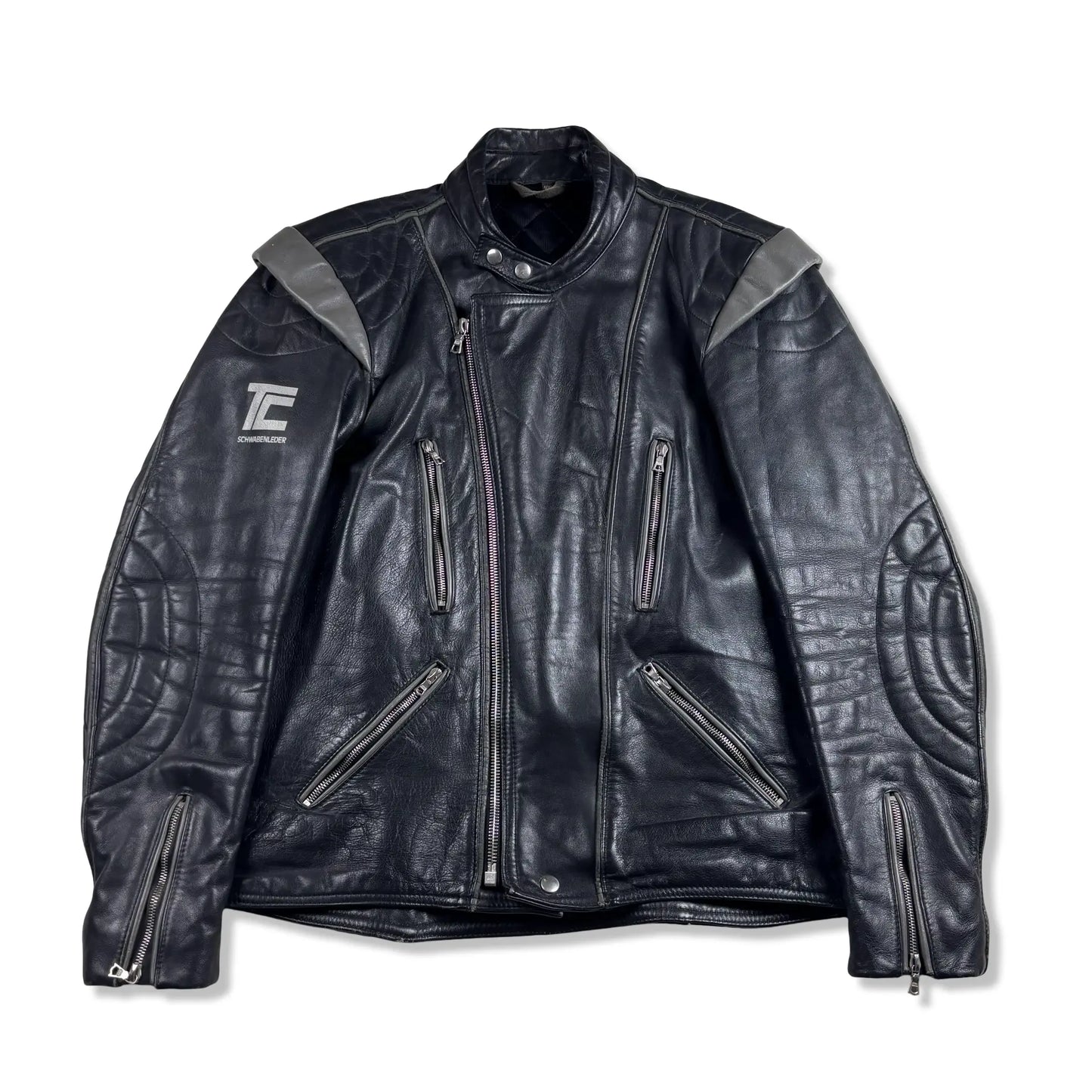 VESTE EN CUIR - L BELYBENT