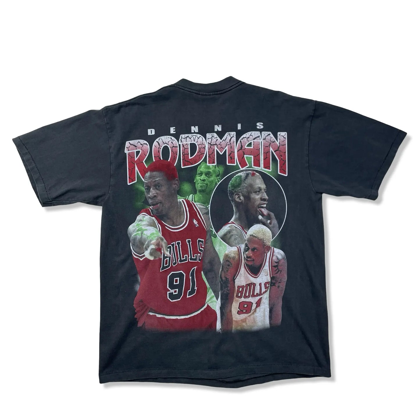 PRINTED T-SHIRT NBA RODMAN - XL BELYBENT