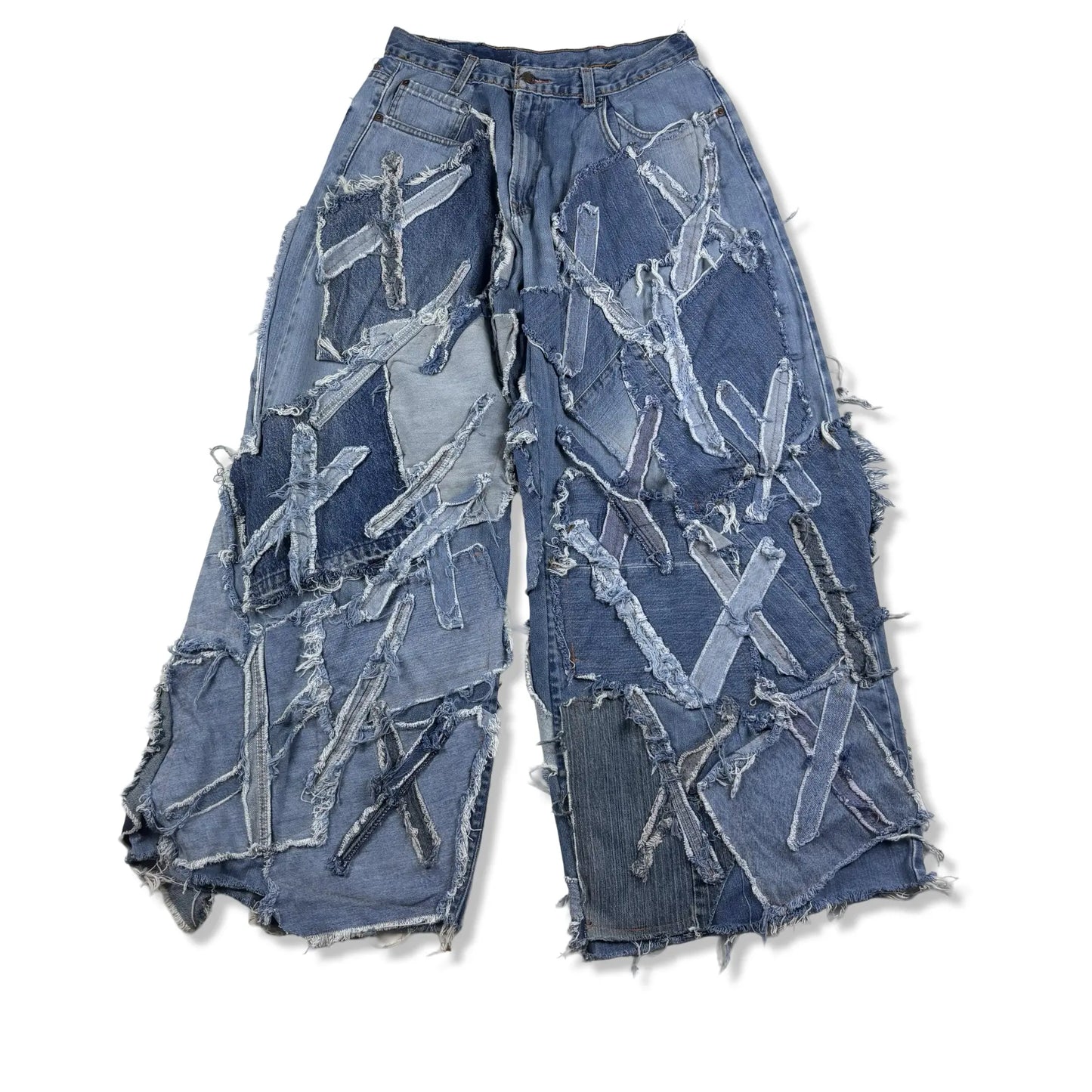 BAGGY PATCHWORK - W32 BELYBENT