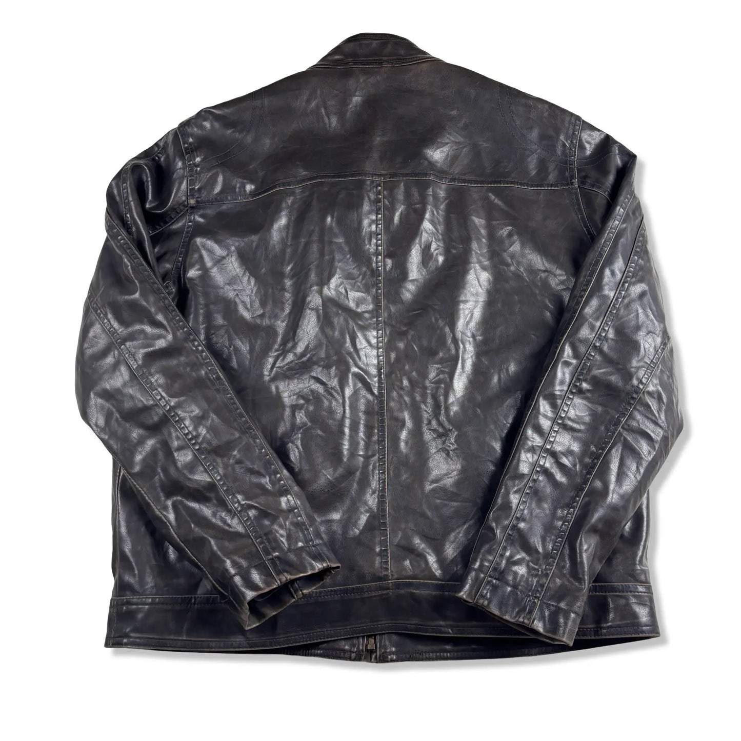 VESTE EN CUIR - L BELYBENT