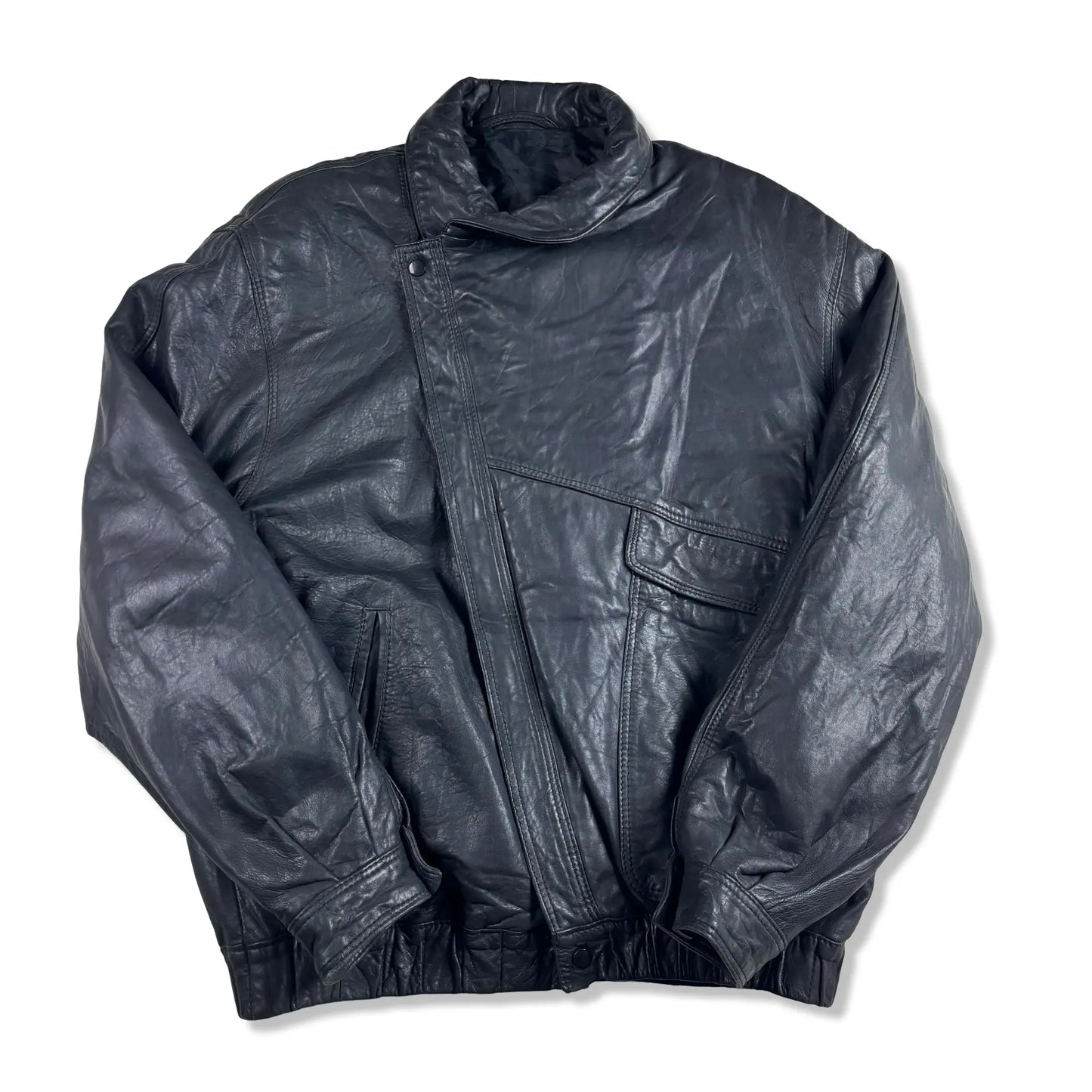 VESTE EN CUIR - L BELYBENT