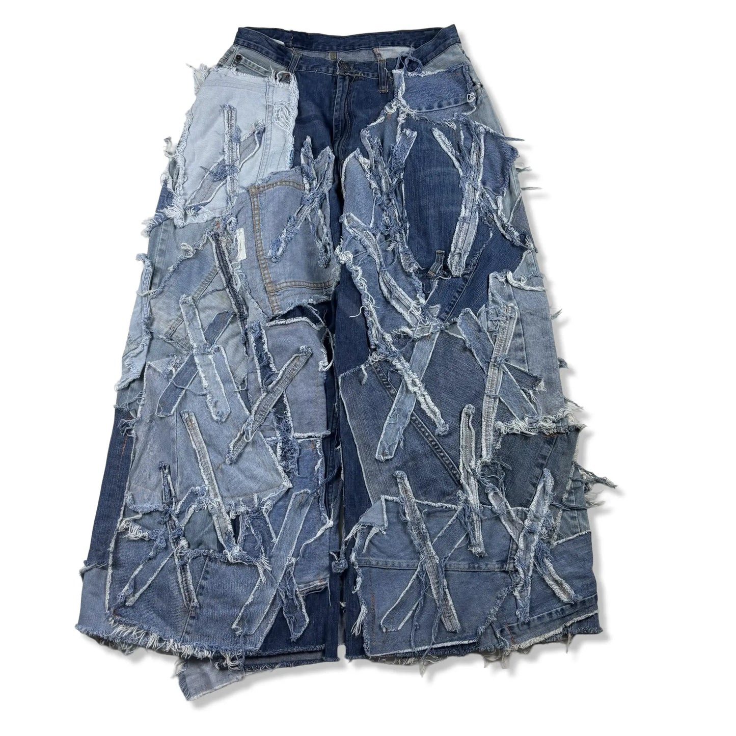 BAGGY PATCHWORK - W32 BELYBENT
