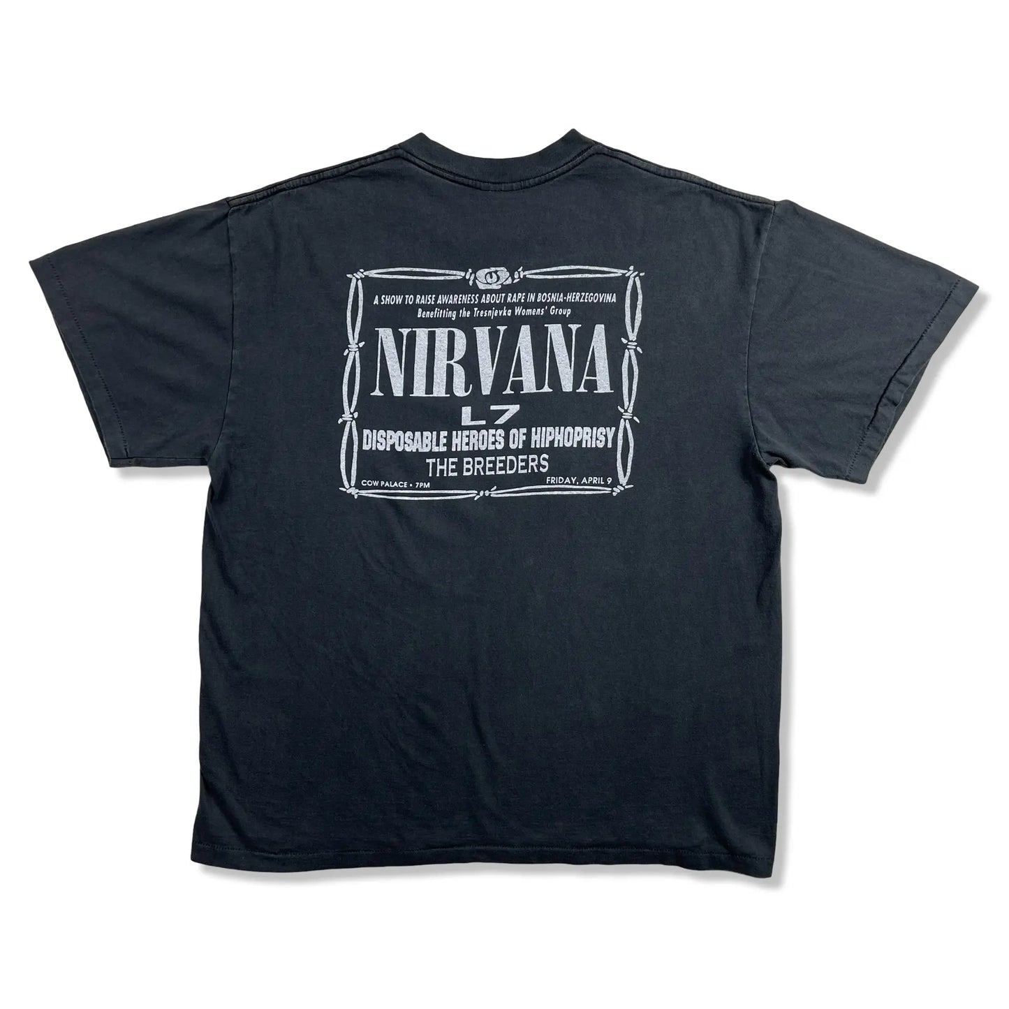 PRINTED T-SHIRT NIRVANA - XL BELYBENT