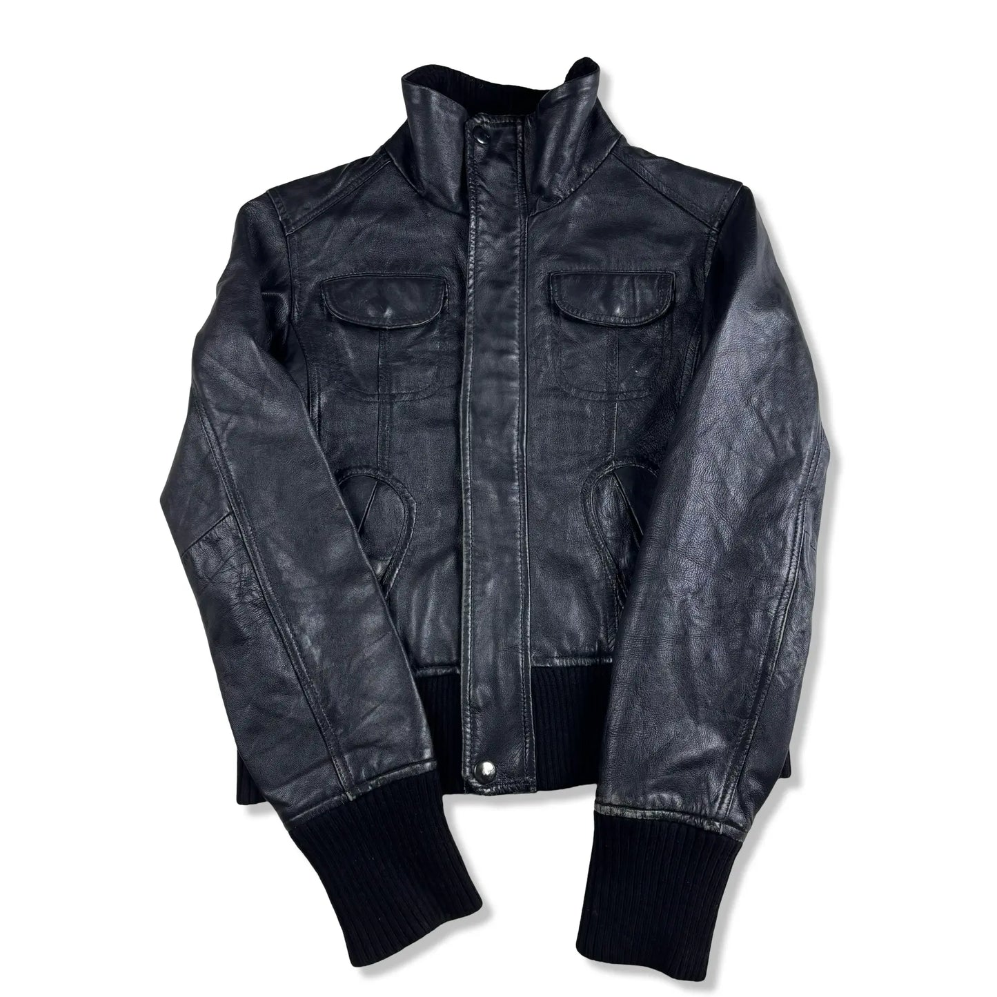 VESTE EN CUIR - S BELYBENT