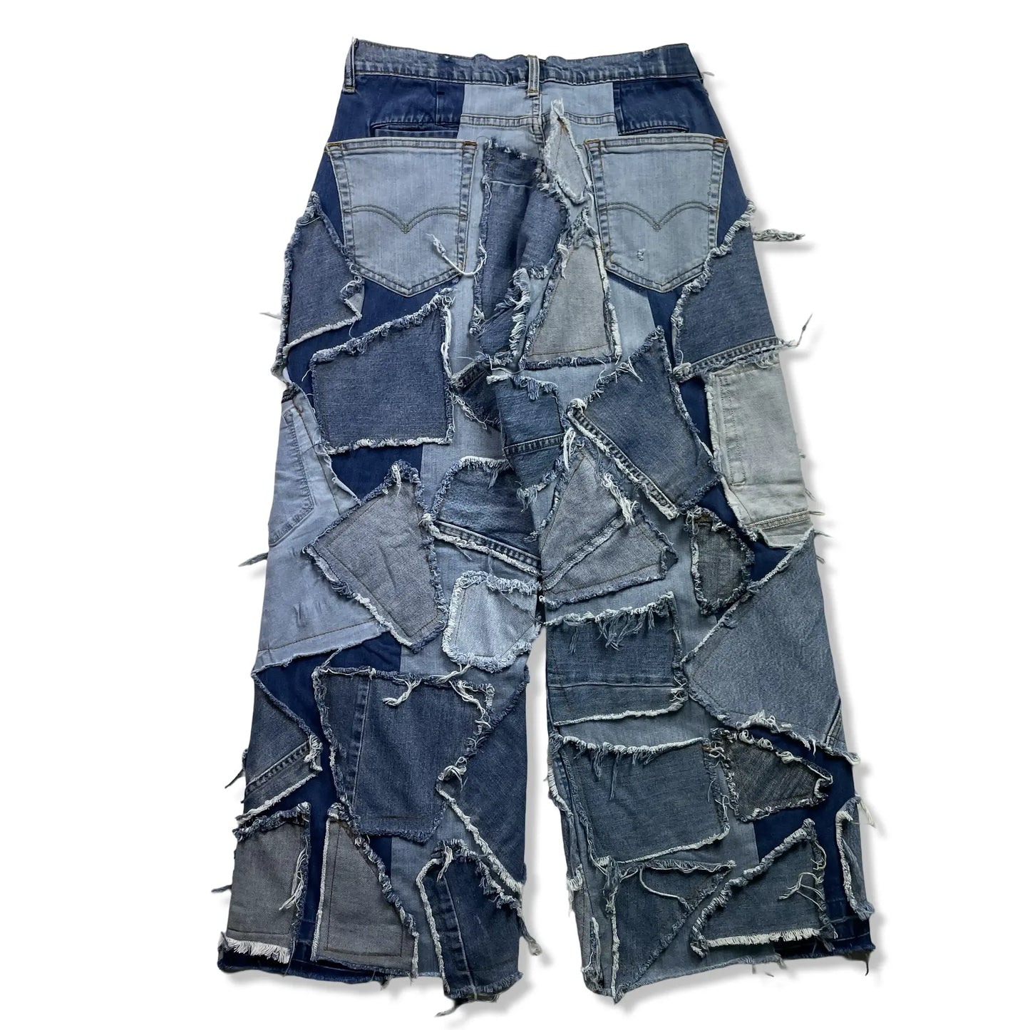 BAGGY PATCHWORK - W32 BELYBENT