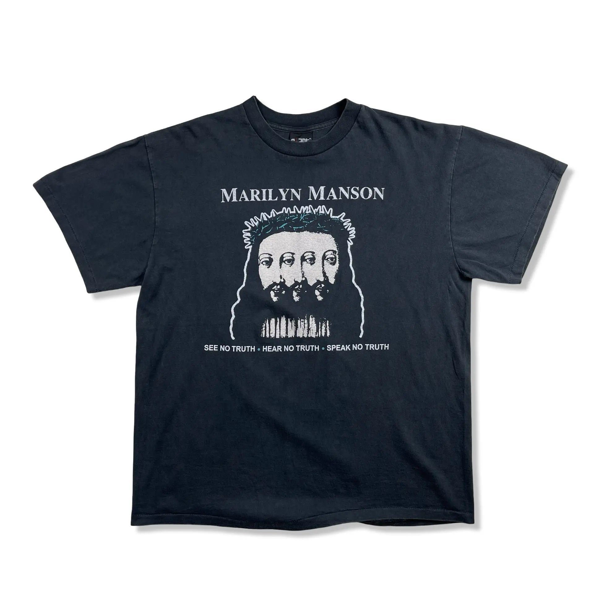 PRINTED TT-SHIRT MARILYN MANSON - XL BELYBENT