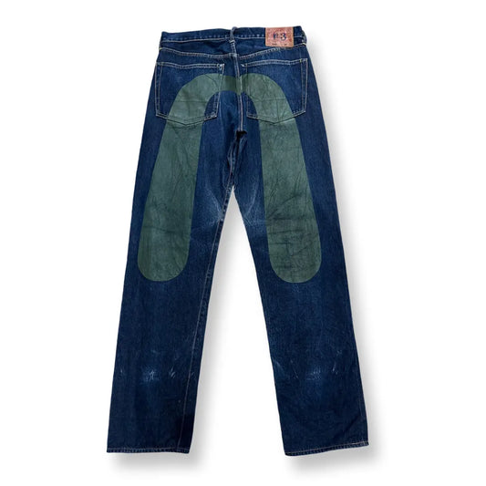 JEAN EVISU DAICOCK - W32 X L32 - BELYBENT