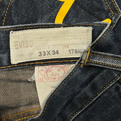 JEAN EVISU DAICOCK - W33 X L34 - BELYBENT