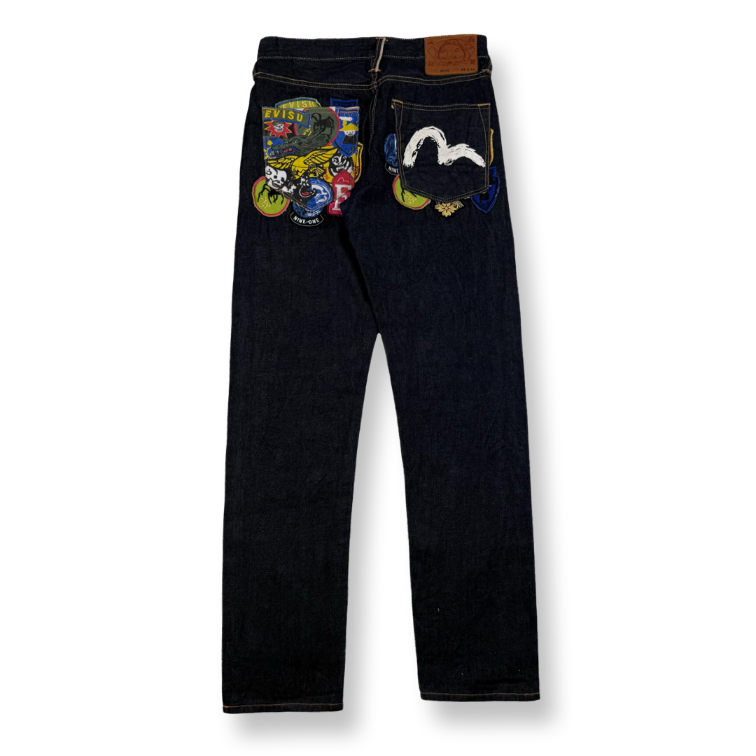 JEAN EVISU SEAGULL - W29XL34