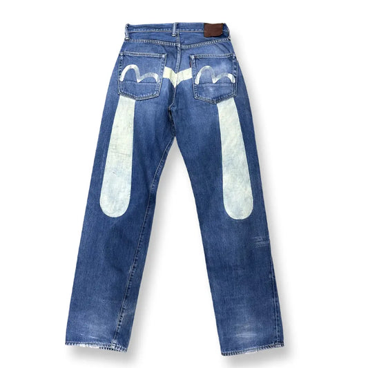 JEAN EVISU DAICOCK - W26 X L30 - BELYBENT