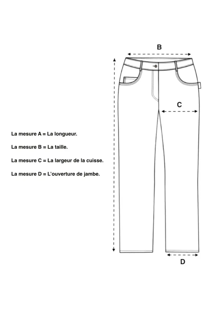 BAGGY PATCHWORK - W32 BELYBENT