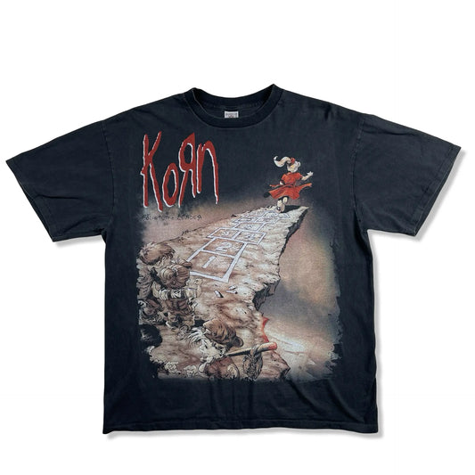 PRINTED T-SHIRT KORN -XL BELYBENT