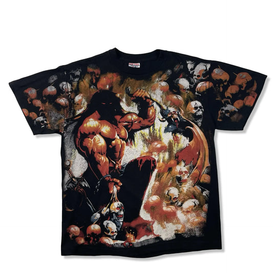 PRINTED T-SHIRT MANOWAR - L BELYBENT