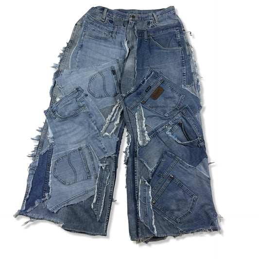 BAGGY PATCHWORK - W34 BELYBENT