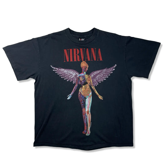 PRINTED T-SHIRT NIRVANA - XL BELYBENT