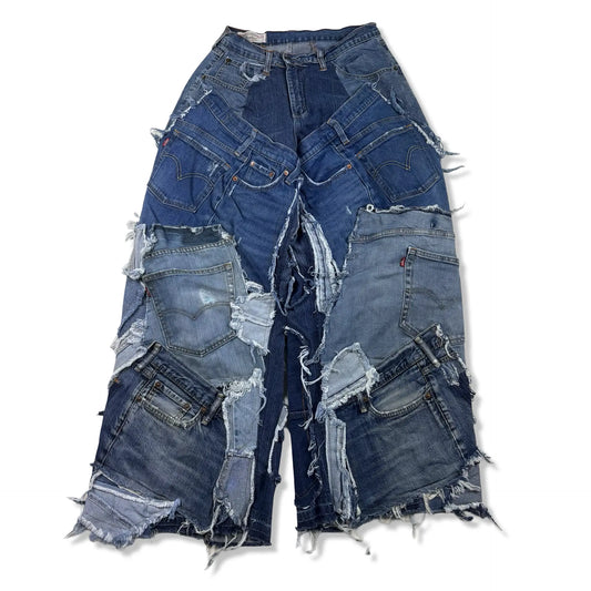BAGGY PATCHWORK - W28 BELYBENT