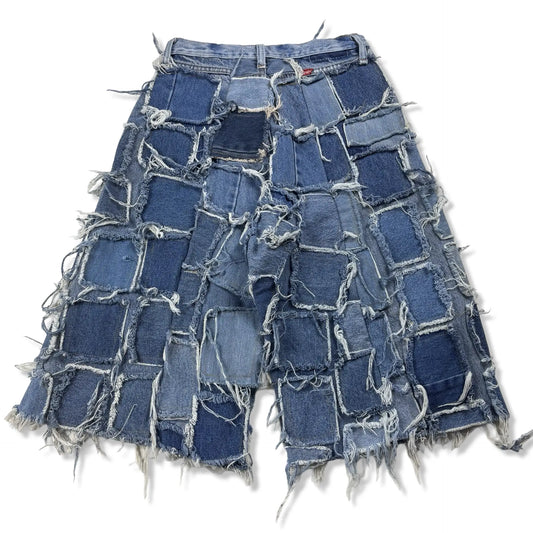 UPCYCLED JORT - W26 BELYBENT